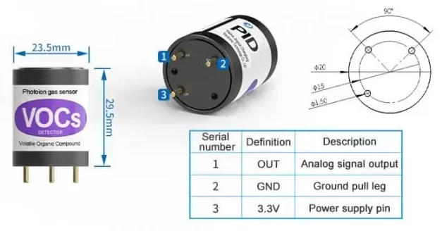 PID voc sensor